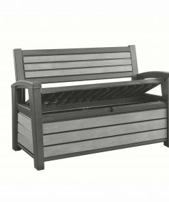 Keter Hudson 227L Storage Bench Duotech in Grey