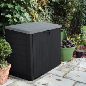 Keter Hideaway 1200L Storage Shed in Anthracite and Grey