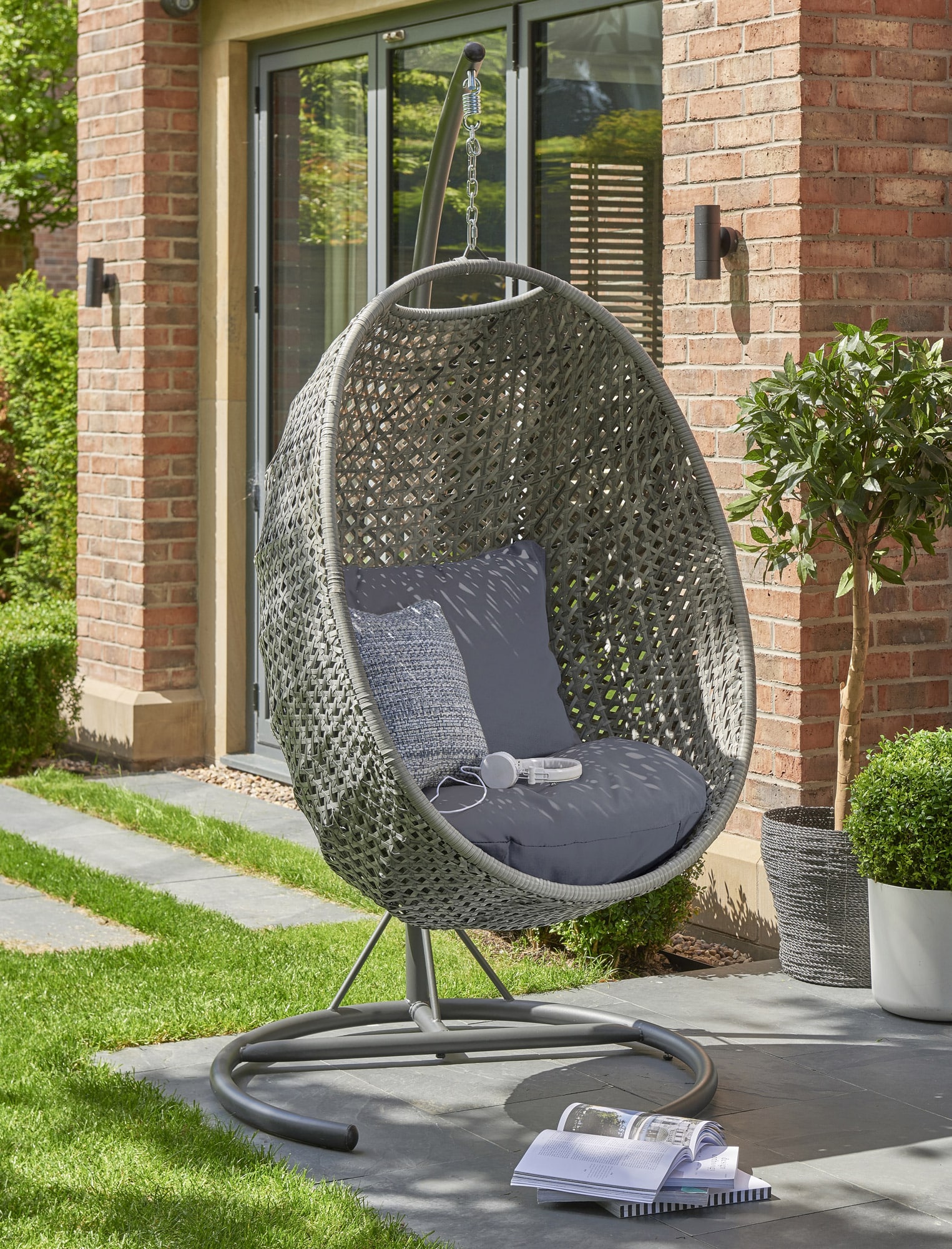 garden single swing seat