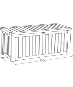 Keter 570L Rockwood Storage Box