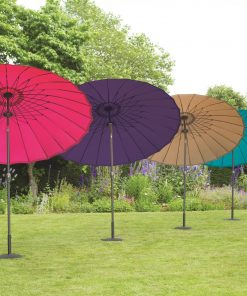 Norfolk Leisure Geisha Taupe Parasol 2.5m