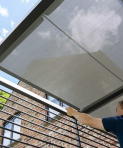 Norfolk Leisure Sliding Roof Gazebo 2.8x2.8m in Grey