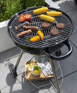 Norfolk Grills Corus Charcoal Wheeled Kettle BBQ with Lid