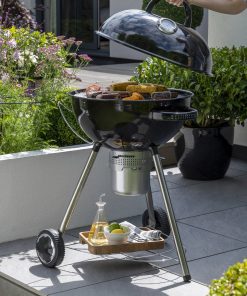 Norfolk Grills Corus Charcoal Wheeled Kettle BBQ with Lid