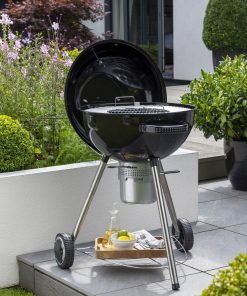 Norfolk Grills Corus Charcoal Wheeled Kettle BBQ with Lid