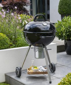 Norfolk Grills Corus Charcoal Wheeled Kettle BBQ with Lid