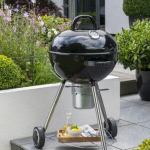 Norfolk Grills Corus Charcoal Wheeled Kettle BBQ with Lid