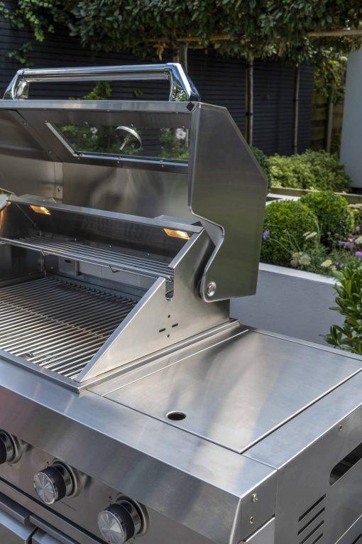 Norfolk Grills Absolute Outdoor Kitchen 4 Burner Gas BBQ With Side Burner