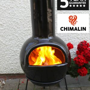 Sempra Chimalin AFC Chiminea - Glazed Black (Large)