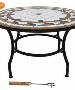 Calenta Mosaic Fire Bowl Table
