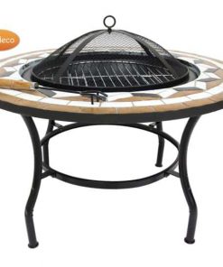 Calenta Mosaic Fire Bowl Table