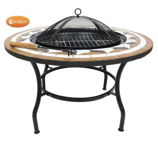 Calenta Mosaic Fire Bowl Table