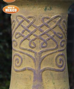Derwyn Mexican Chiminea in Mustard (Extra Large)