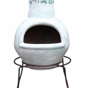 Double Edged Stand for Large Clay Chiminea