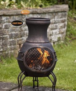 Billie small cast iron chimenea