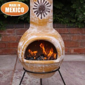 Sol Mexican Chiminea - Rustic Orange (Large)