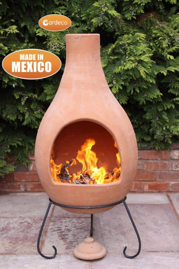Clay Chiminea