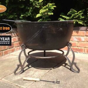 Meredir XL cast iron fire bowl
