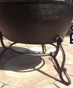 Meredir XL cast iron fire bowl