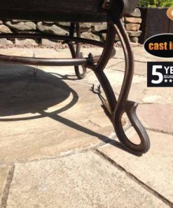 Meredir XL cast iron fire bowl