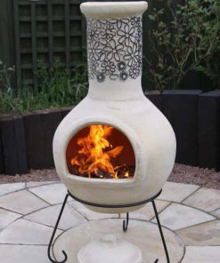 Sol Mexican Chiminea - Rustic Orange (Extra Large)