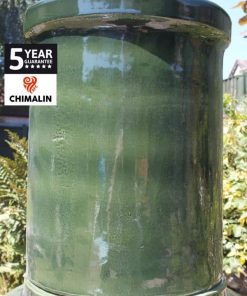 Asteria XL Chimalin AFC Chimenea in glazed green