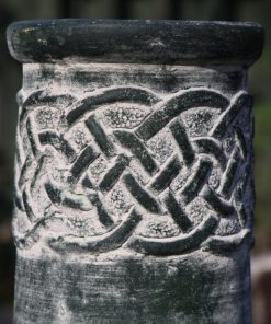 Edyth Mexican chimenea Celtic theme including stand and lid