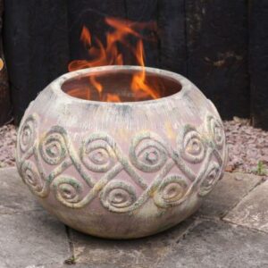 Large AESTREL fire bowl Celtic theme