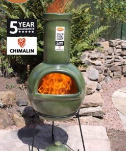 Sempra Chimalin AFC Chiminea - Glazed Green (Large)