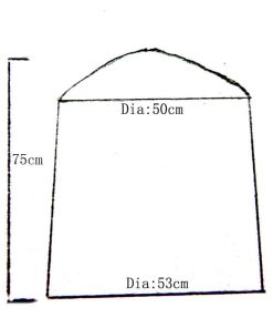 Extra Large Ellipse Insulated Chiminea Cover