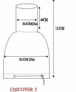 Extra Large Insulated Clay Chiminea Cover