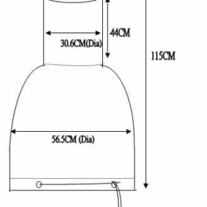 Extra Large Insulated Clay Chiminea Cover