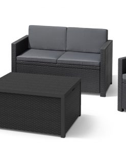 Keter Armona 4 Seat Outdoor Sofa Set in Grey