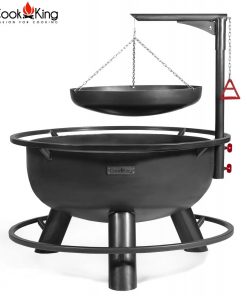 Cook King Bandito 80cm Fire Bowl with Adjustable Grill Plate