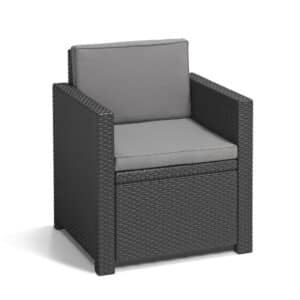 Keter Armona 4 Seat Outdoor Sofa Set in Grey