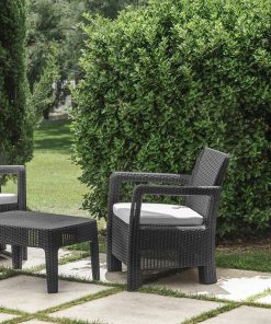 Keter Tarifa 2 Seats Balcony Set in Grey