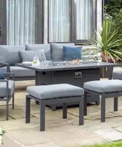 Titchwell Lounge set with fire pit table