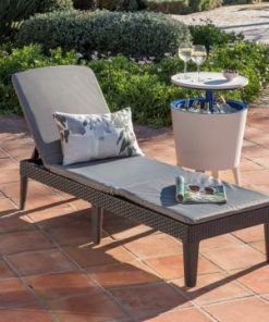 Keter Jaipur Twin Lounger with Ice Cube