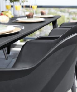 Keter Lima Table with 6 Akola Chairs