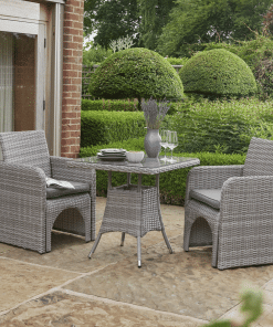Norfolk Leisure Morston 2/4 Seat Dining Set in Grey