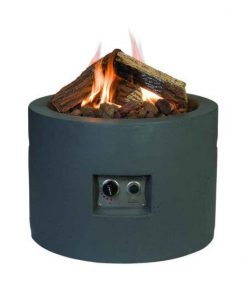 Happy Cocooning Round Cocoon Fire Pit in Dark Grey