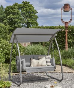 Norfolk Leisure Newmarket Swing Seat in Grey