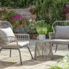 Norfolk Leisure Elland Bistro Set in Grey/Beige