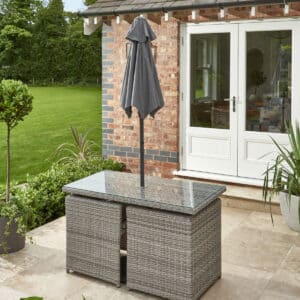 Norfolk Leisure Wensum Bistro Set in Grey