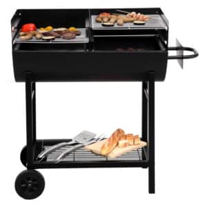 Tepro Detroit BBQ Barrel With Double Grill