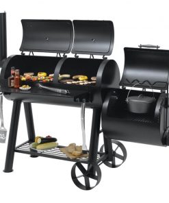 Tepro Indianapolis Heavy Duty Offset BBQ Pit Smoker