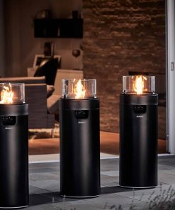 Enders® Large Black NOVA LED Flame Patio Heater