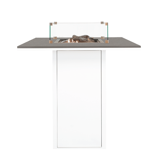 Cosiloft 100 White And Grey Fire Pit Bar Table