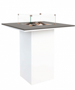 Cosiloft 100 White And Grey Fire Pit Bar Table