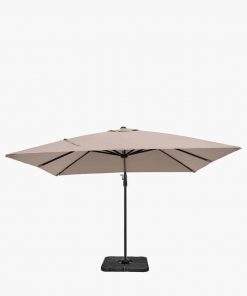 Pacific Lifestyle Glow Challenger T2 3m Square Taupe Parasol